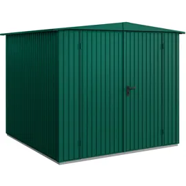 Hörmann Gerätehaus Berry Classic 2,59 x 2,48 m Moosgrün
