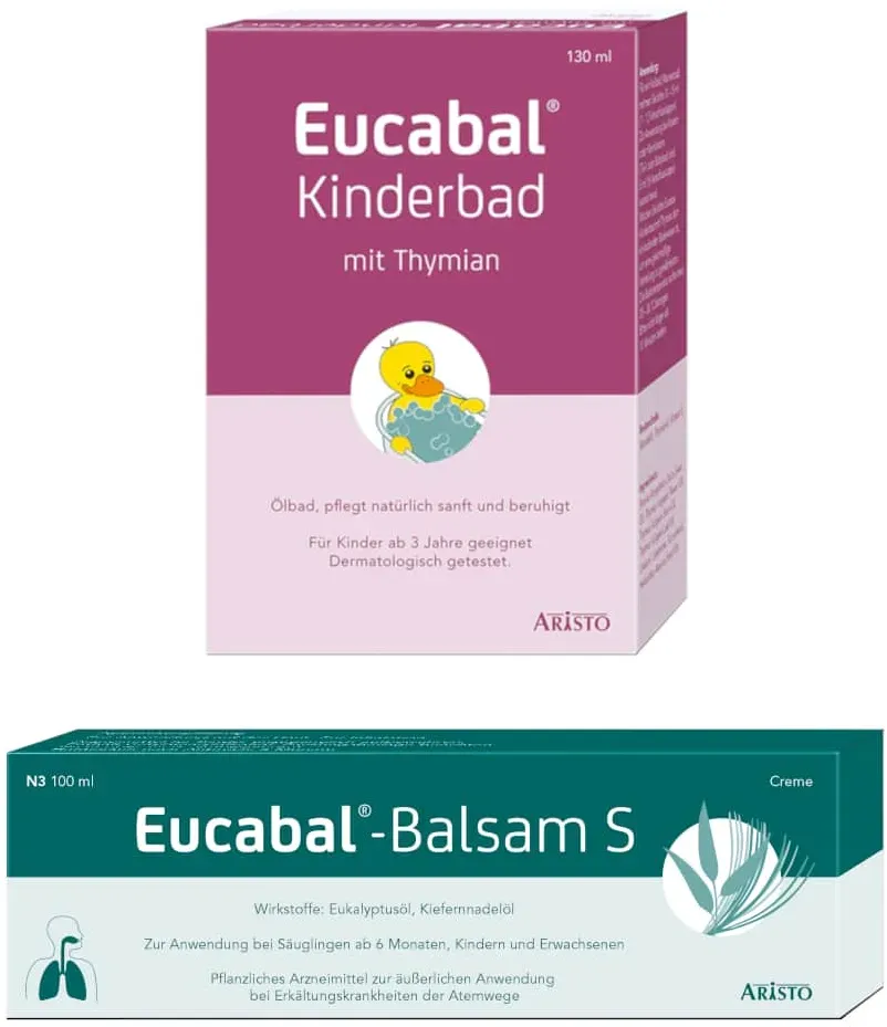 Eucabal Kinderbad + Eucabal Balsam S Set 1 Sparset