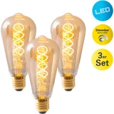 NÄVE LED-Leuchtmittel DILLY NV4135603 4 W E27 warmweiß 3 St.