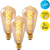 NÄVE LED-Leuchtmittel DILLY NV4135603 4 W E27 warmweiß 3 St.