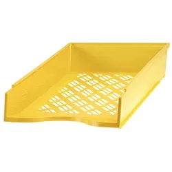 Bene Briefkorb, gelb, C4, stapelbar