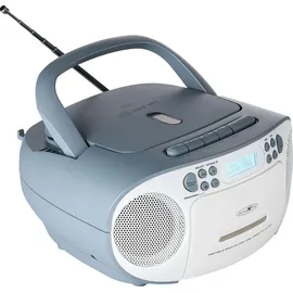 Reflexion RCR2260DAB DAB+, FM DAB AUX, CD, Kassette, USB Weiß, Blau