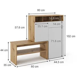 Vicco Selena 125 x 35 x 102 cm
