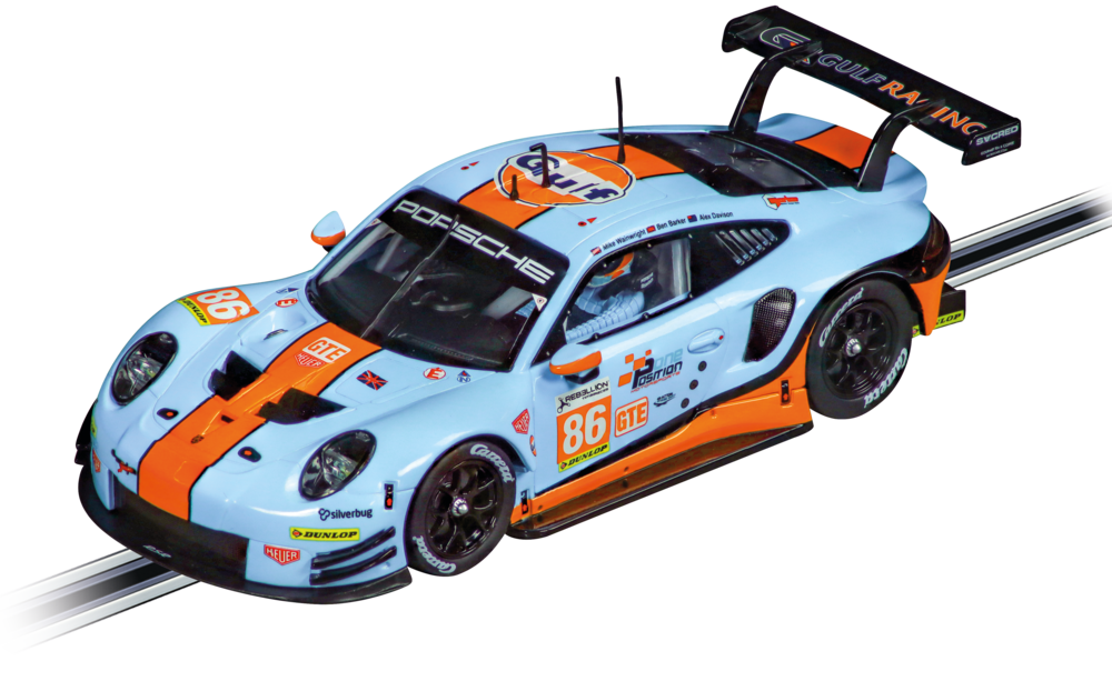 Porsche 911 RSR "Gulf Racing  Mike Wainwright  No.86"  Silverstone 2018