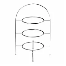 Asa Selection 3-stöckige Etagere A Table Metall Silber Chrom
