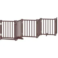 vidaXL Hundetor 300 x 100 cm Braun/Tannenholz