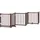 vidaXL Hundetor 300 x 100 cm Braun/Tannenholz