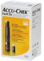 ACCU-CHEK® FastClix AutoPiqueur + Cartouche de 6 Lancettes Stick(S) 1 pc(s)