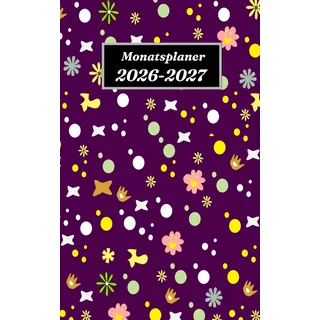 Geiger Taschenkalender Mars, Jahr 2025/2026/2027, 1 Monat auf 2 Seiten, Kunststoffhülle, a6:
