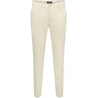 Only & Sons ONSMARK Tapered Chino Hose Beige 34 32