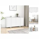 vidaXL Sideboard Weiß 135x41x75 cm Holzwerkstoff