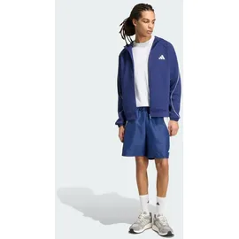 adidas STADIUM SMALL LOGO FULL-ZIP HOODIE - Dark Blue