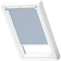 VELUX Verdunkelungsrollo DKL P08 4576SWL Himmelblau 4576, GGU,Manuell,VELUX,weiße Schiene