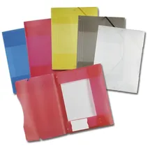 Folia Sammelmappe A4 Kunststoff, sortiert 3 Einschlagklappen, 5