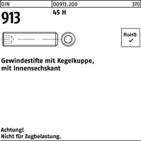 Industrial Quality Supplies DIN 913/ISO 4026 Gewindestift VG M8x80