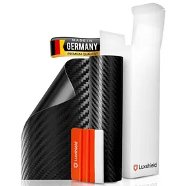 Luxshield Carbon Folie 12x200cm für Auto, Motorrad, Bike - selbstklebend, Meterware aus DE