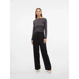 Vero Moda Anzughose VMNILA MW LOOSE DAD PANT NOOS schwarz 42
