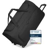 REDOLZ große L Trolley-Reisetasche mit Rollen 71 cm | 81 Liter | für Männer & Frauen (Duffle Essentials)