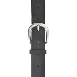 H.I.S. Damengürtel Leder grau 95