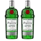 Tanqueray London Dry Gin | 43,1% Vol | 700ml (Packung mit 2)