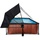 EXIT TOYS Wood Pool Set 300 x 200 x 65 cm inkl. Filterpumpe und Sonnensegel