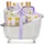 spa luxetique Wellness Geschenkset für Frauen Geschenkset 8 Stück 100 ml