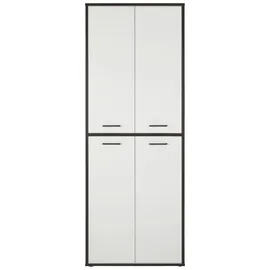 mömax Mehrzweckschrank in Grau/Weiß
