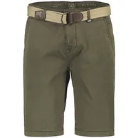 Lerros Bermudas "Chino-Bermuda für Herren", Herren, Gr. 6XL, grün (aged olive), 98% Baumwolle, 2% Elasthan, Hosen Bermudas