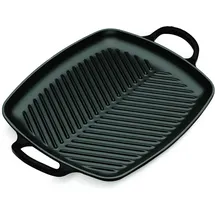 Le Creuset Signature Grillplatte rechteckig 30 cm schwarz