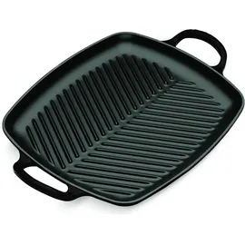 Le Creuset Signature Grillplatte rechteckig 30 cm schwarz