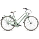 Bergrausch Cityrad Marlies 7, 7 Gang Shimano Nexus 7 Rücktritt Schaltwerk, Citybike Damenrad 28 Zoll tiefer Einstieg grün grün 45 cm