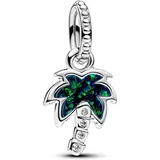 Pandora Schimmernde Grüne Palme Silber 793352C01
