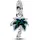 Pandora Schimmernde Grüne Palme Silber 793352C01