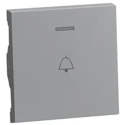 Legrand 765215 SEANO Wippe beleuchtet mit Symbol Klingel, Farbausführung Aluminium lackiert 1