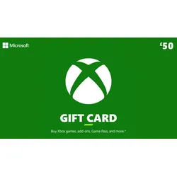 Xbox Live-Geschenkkarte 50£
