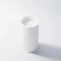 Steinberg Serie 740 Standwaschtisch, rund, ohne Überlauf, 450x450x900mm, SOLIDSurface,