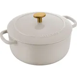 BALLARINI Bellamonte Cocotte 20 cm, Elfenbeinweiß
