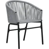 vidaXL Gartenstuhl-Set 58 x 58 x 78 cm anthrazit 2 St.