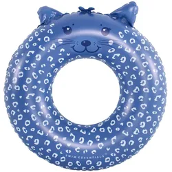 Swim Essentials Schwimmring 55 cm Tier Blau Leopard EINHEITSGRÖSSE