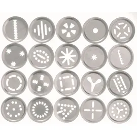 GEFU Gebäckpresse GEFU "COOKIE", silber, B:6cm L:21,5cm T:6cm Ø:5cm, Aluminium, Kunststoff, Gebäckpressen, vielseitig, präzise Dekoration, robust und langlebig