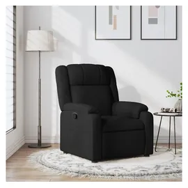 vidaXL Relaxsessel Schwarz Polyester 95 x 99 x 95 cm Schwarz mit Liegeposition