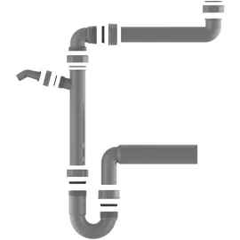 Kirchhoff Raumspar Siphon Küchenspüle Eco Save