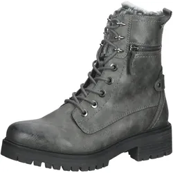 bama Damen Schuhe bequeme Stiefel mit bama-tex Schnür-Schuhe 1083103 Grau - 36