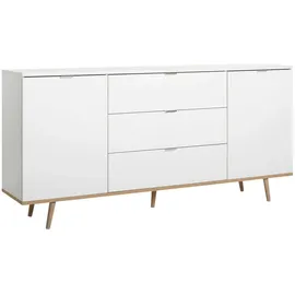 Finori Sideboard Göteborg 180 x 87 x 40 cm weiß