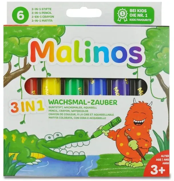 Malinos 301036 Wachsmalstift 6 Stück(e)