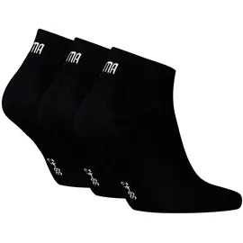 Puma Socken Sneaker Plain 3P 3 Paar Schwarz 43-46