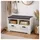 Hti-Living Schuhschrank 71 x 43 x 35 cm weiß / weiß