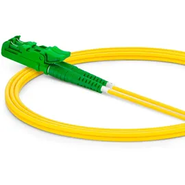 Equip Patchkabel E2000/APC->LC/APC 10.00m SM Duplex OS2 gelb Multimedia-Technik Lichtwellenleiterkab