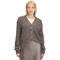 Cartoon Cardigan mit V-Ausschnitt in Brown/Copper | Gr.: 46