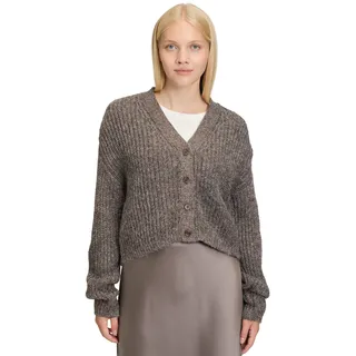 Cartoon Cardigan mit V-Ausschnitt in Brown/Copper | Gr.: 46